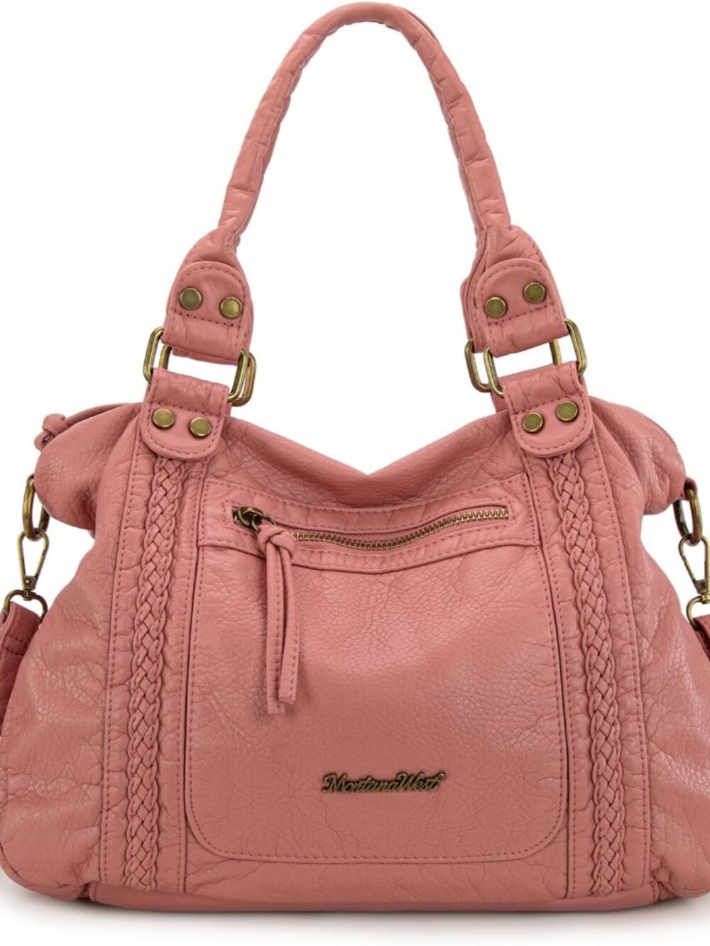 Y2K Purses Hobo Bags for Women Roomy Washed Leather Handbags with Crossbody Stra